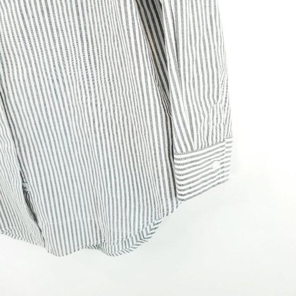 RAILS Taylor Florence Stripe Studded Pearls Shirt Sz Small - Picture 5 of 15